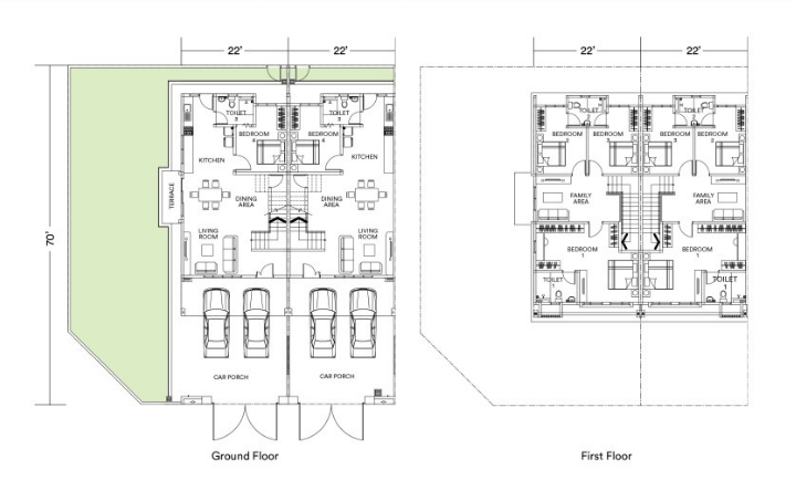 Type A floor plan